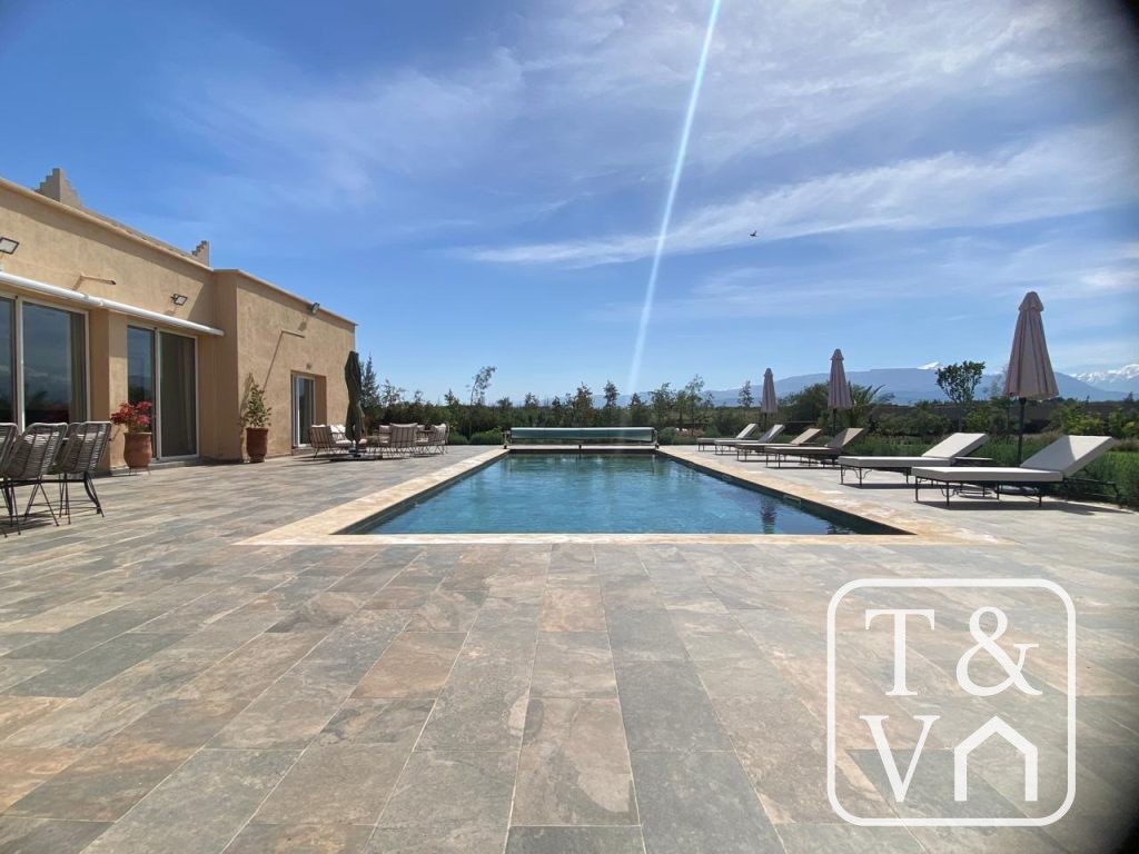 Villa de prestige à vendre — Route de l&rsquo;Ourika, Marrakech —vue Atlas